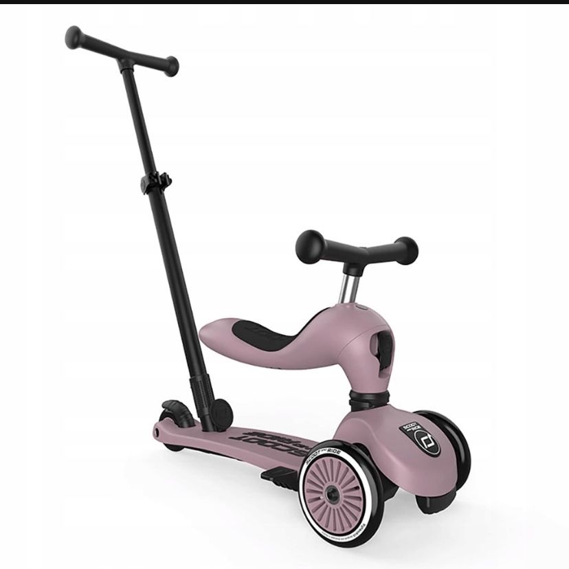 Триколісний скутер Scoot & Ride push and go з батьківською ручкою