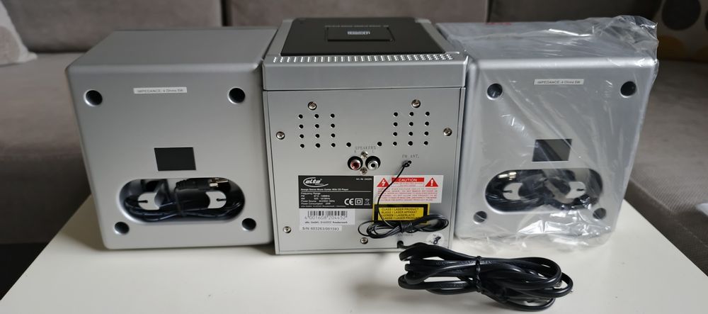 Elta 2402N wieża stereo, radio, odtwarzacz CD. Nowa.