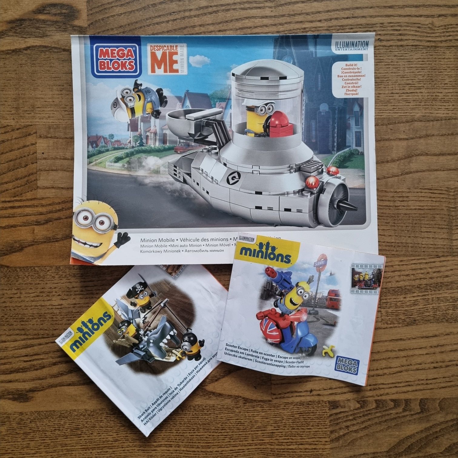 klocki MEGA BLOKS MINIONKI 3 × zestaw + GRATIS