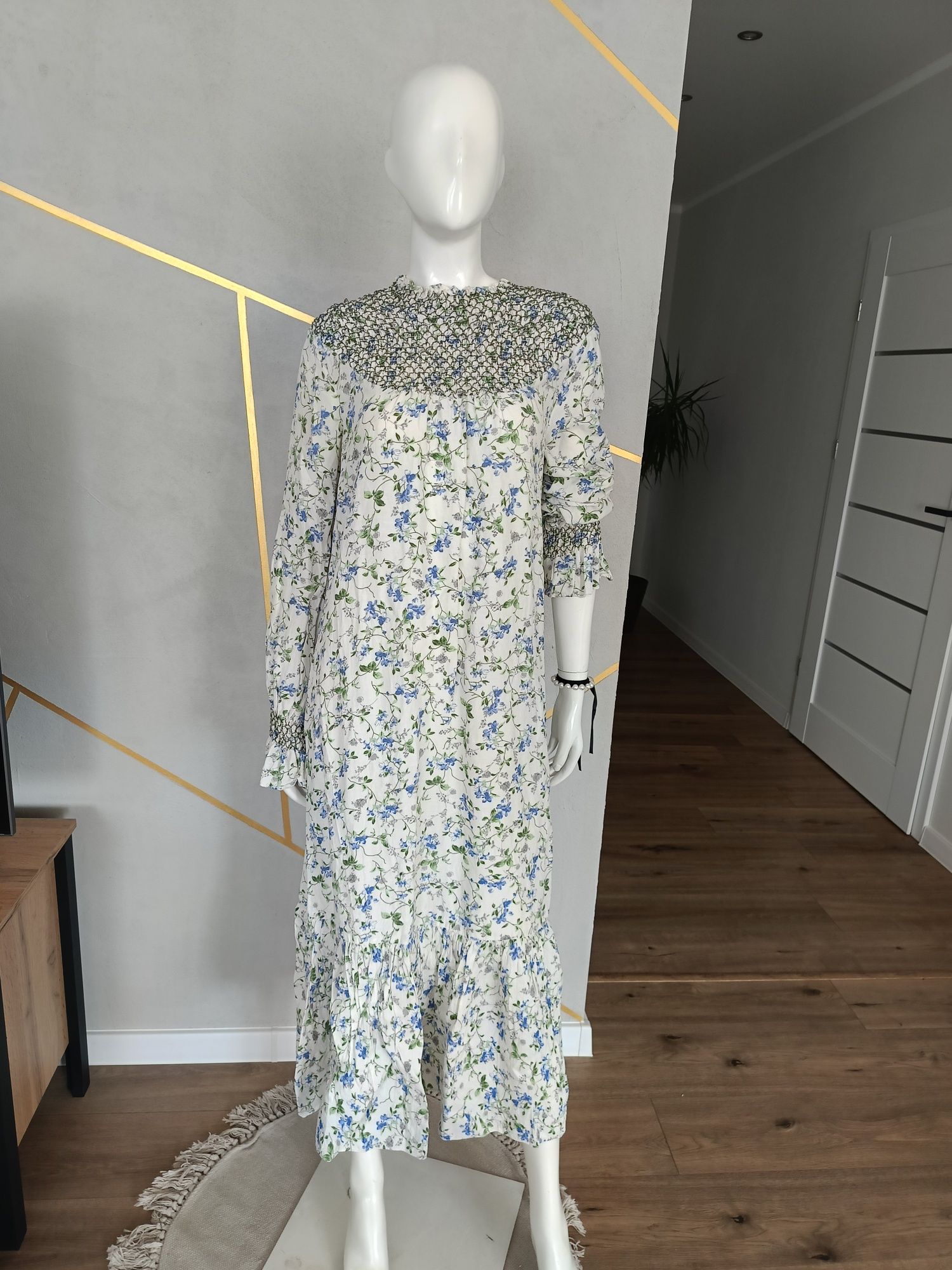 Zara L sukienka maxi