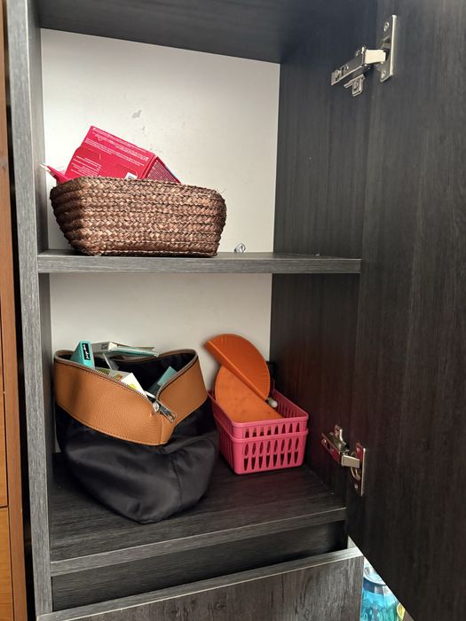 Movel wc castanho escuro