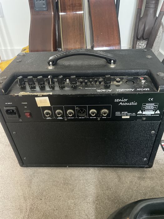 Amplificador Guitarra Acústica - Fame Senior Acoustic AC30R