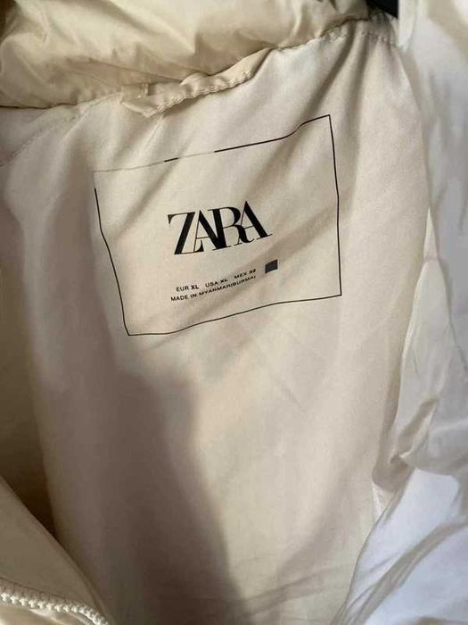 Zara kurtka puchowa XL