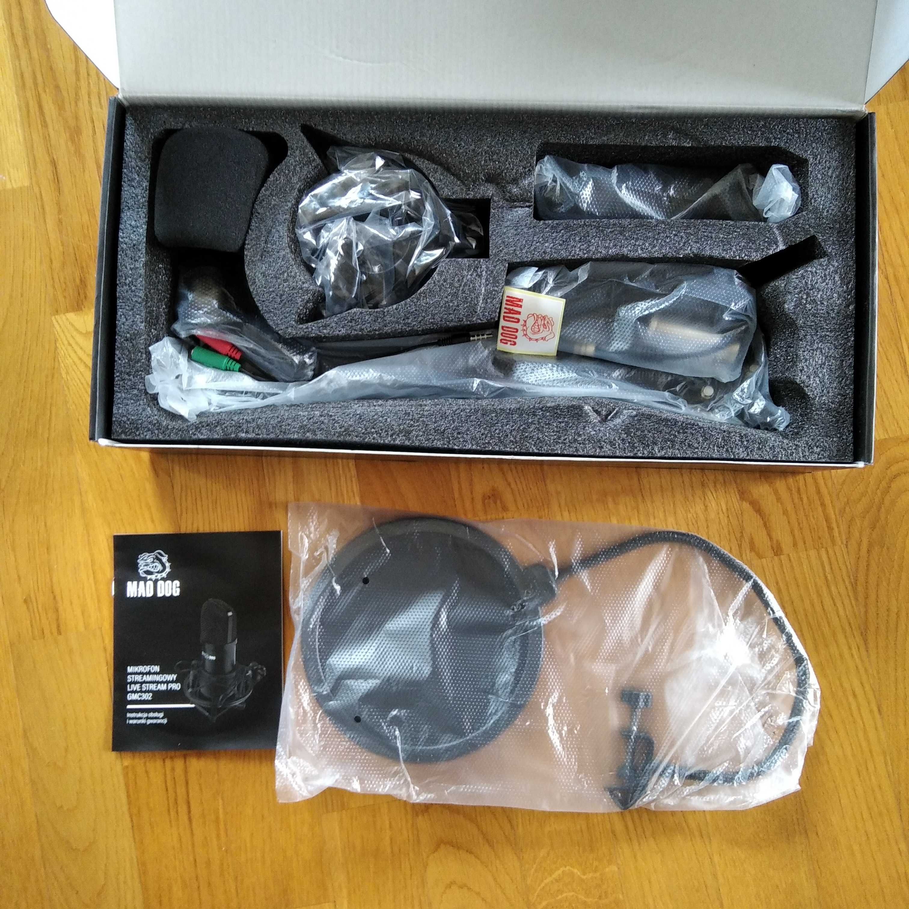 Mikrofon streamingowy live stream pro GMC302