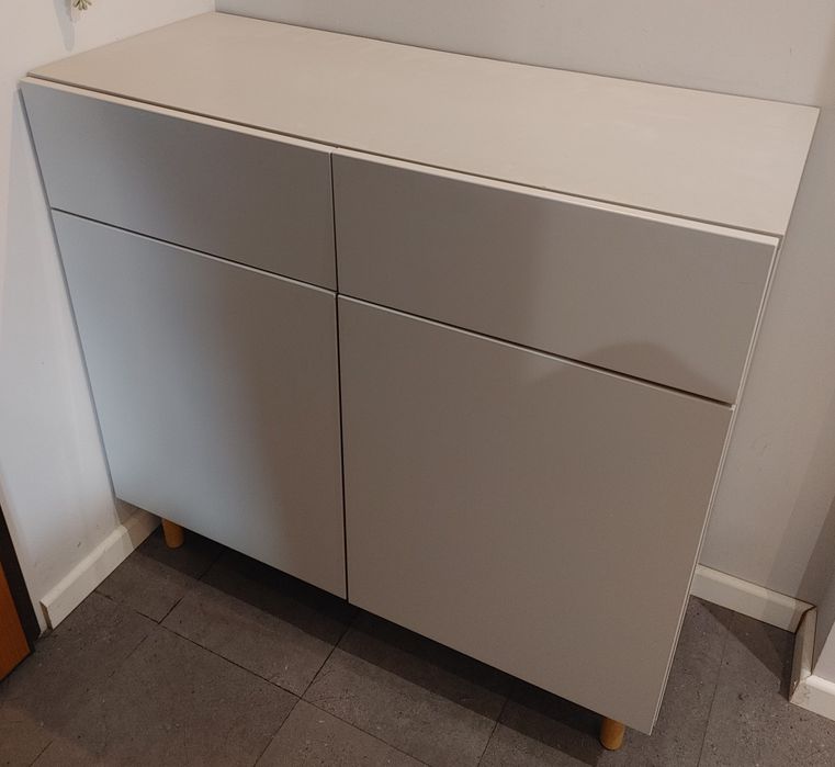 Szara komoda Moko BRW