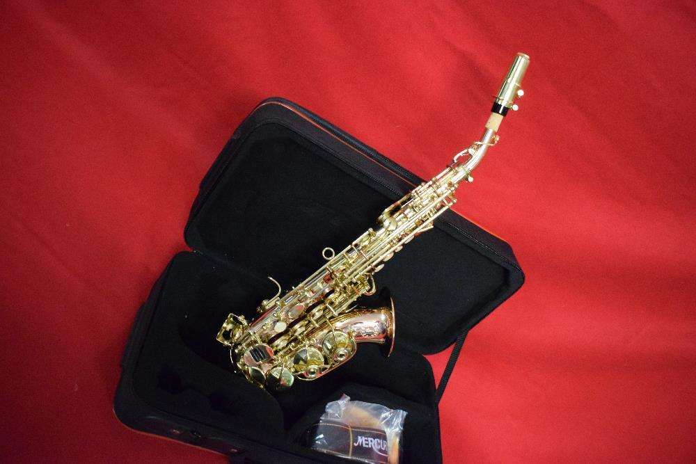 Saxophone Soprani curvado Marca ... Classic Jazzy