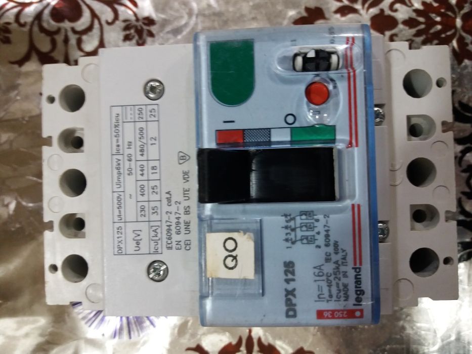 Legrand Выключатель автоматический DPX 125 3Р 16А 25кА.