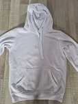 Biała bluza z kapturem 164 cm