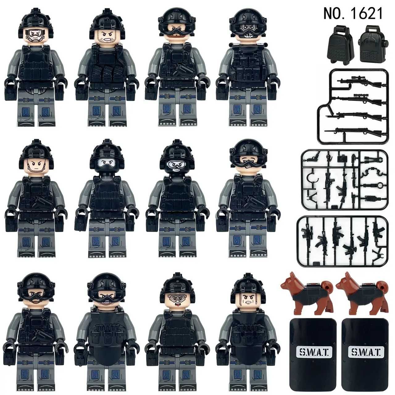 Фігурки спецназівці рейнджери поліція військові солдатики для лего