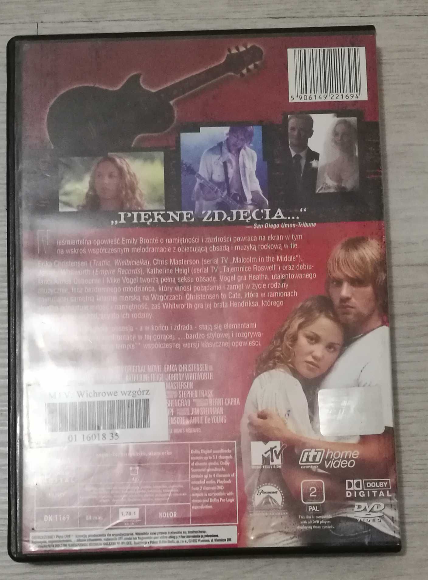 MTV: Wichrowe Wzgórza Wuthering Heights Polski DVD Heigl