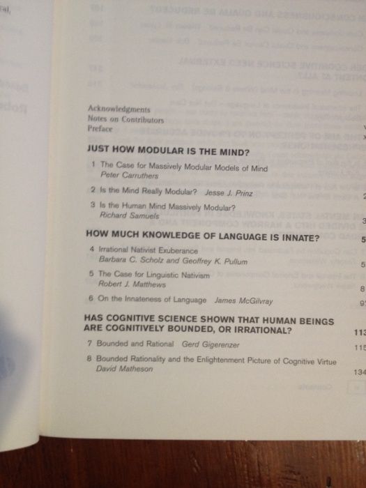 Robert J. Stainton - Contemporary debates in Cognitive Science