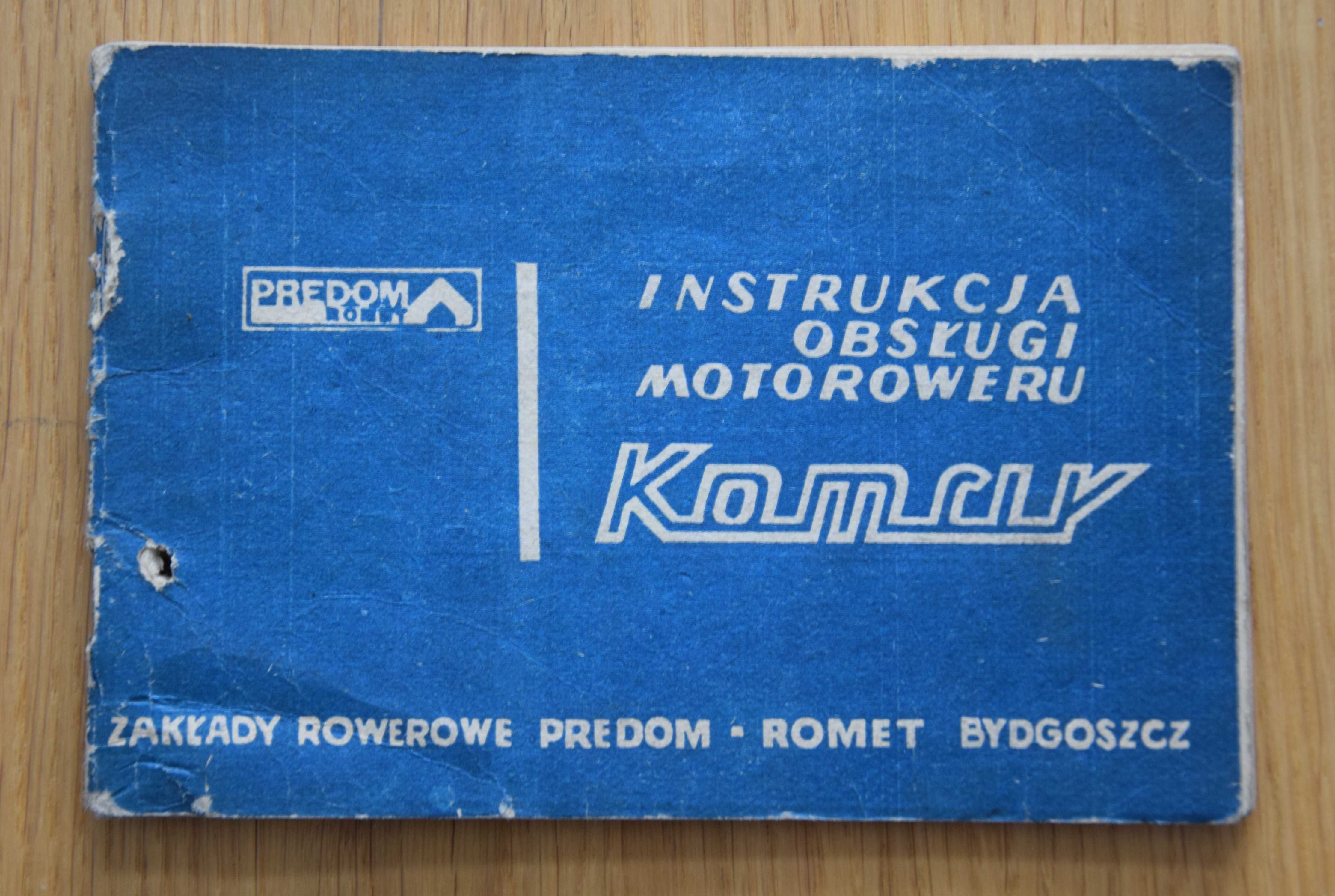 Instrukcja Komar Romet Ogar wsk shl Junak