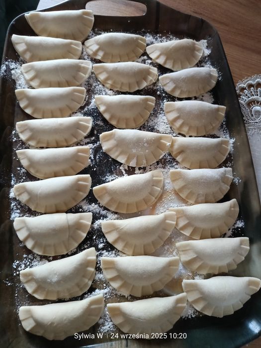 Pierogi domowe z kapustą i grzybami