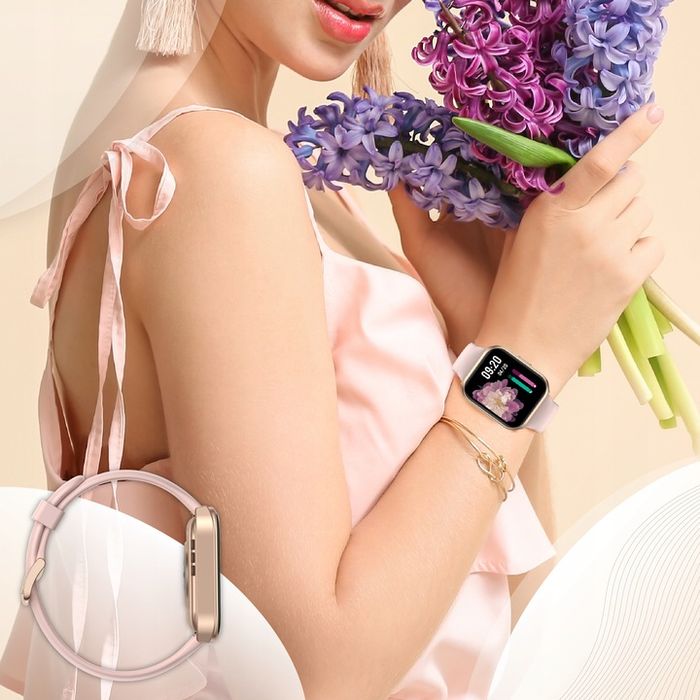 Smartwatch Zegarek Damski Polskie Menu Rozmowy Sport Gry Smart Watch