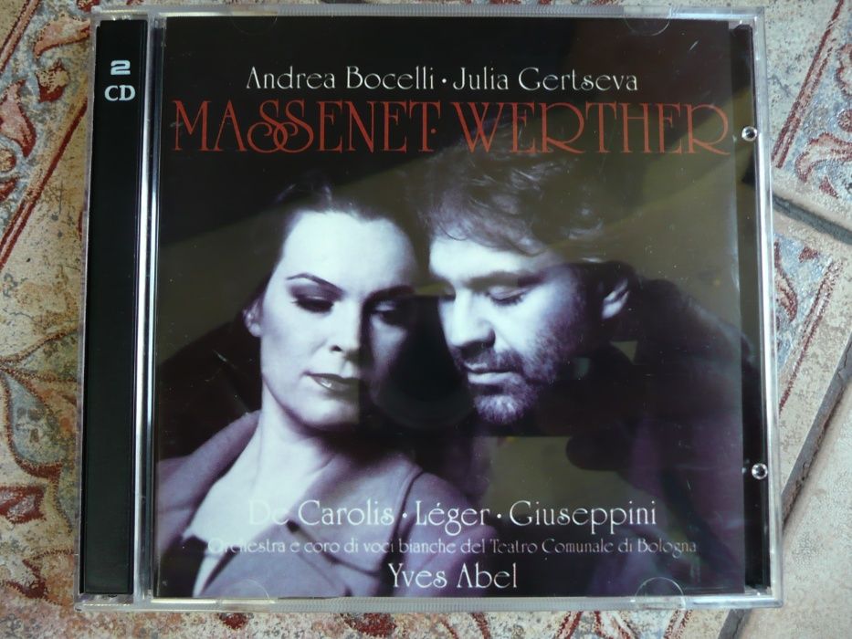 MASSENET WERTHER bocelli gertseva 2cd płyta kompaktowa cd nowa