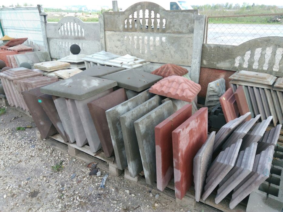 Парапети,шляпки,плитка,стовпчики