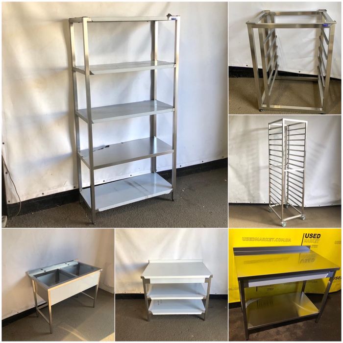 Нові виробничи столи з нержавіючоі сталі в ресторан кафе пекарню е опт