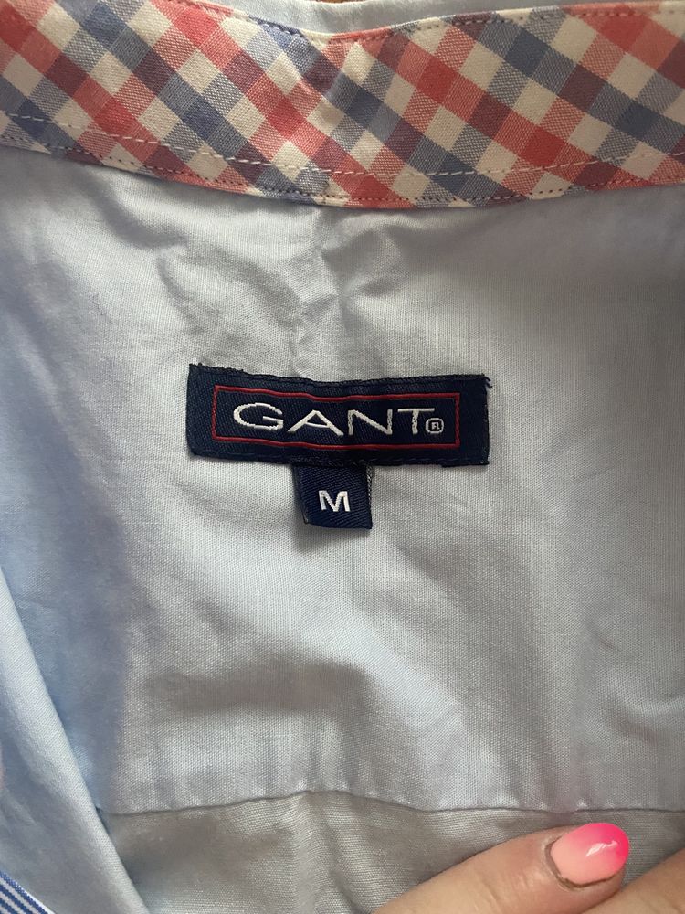 Koszula Gant roz M blekitna