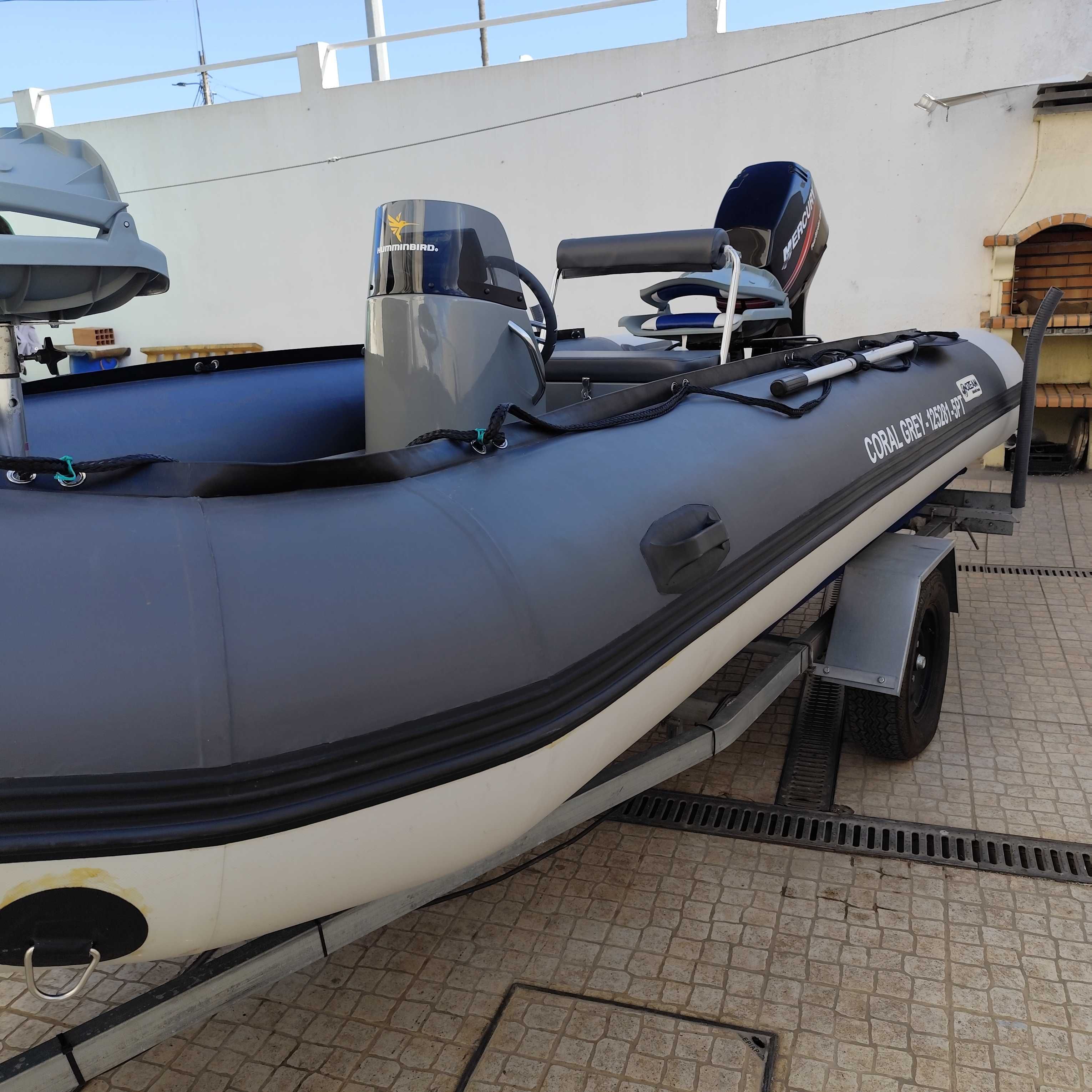 Pneumático Ozeam 5m c/ Mercury 40 hp injeção 4 tempos
