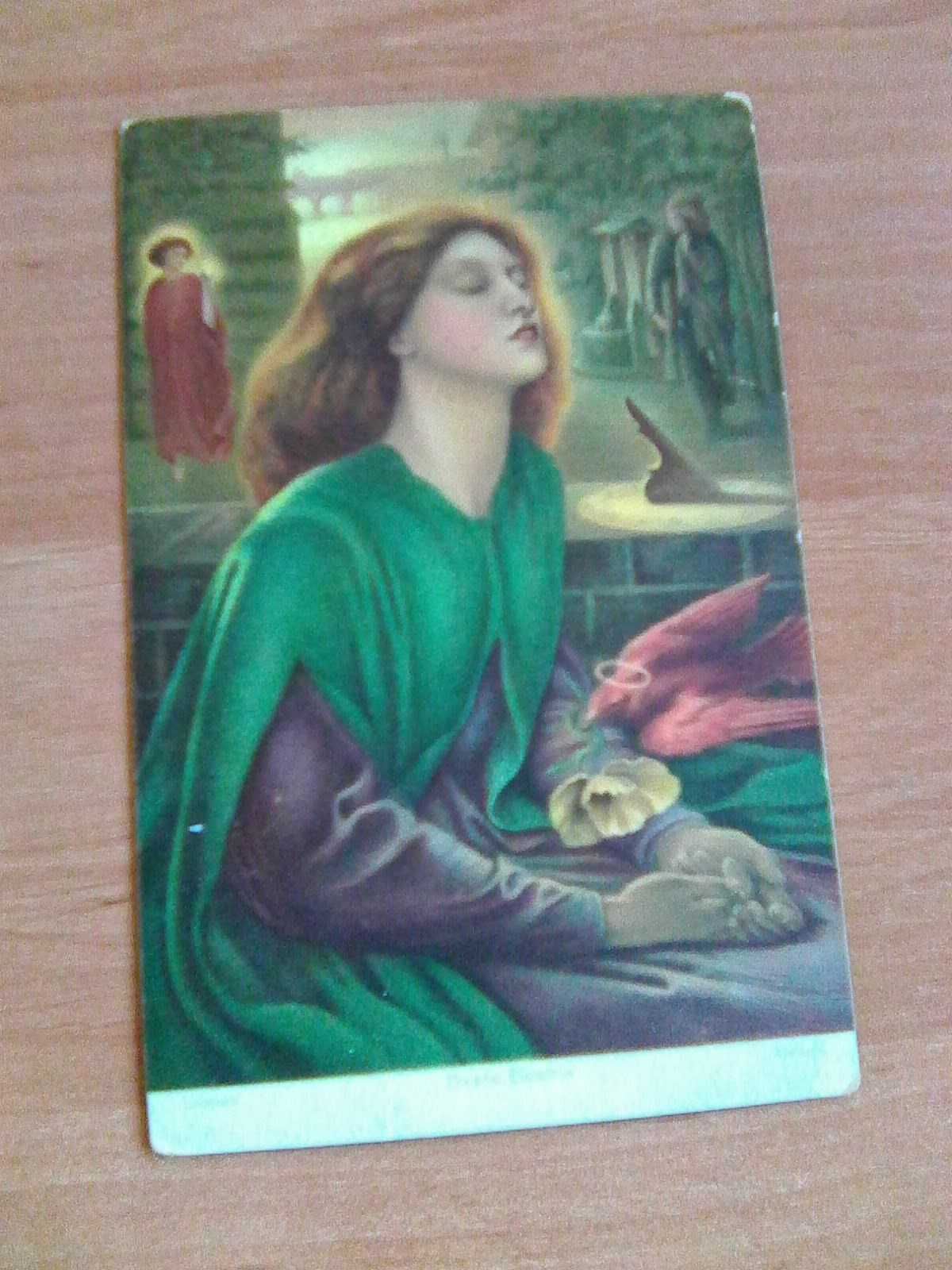 Pocztówka London Beata Beatrix - Dante Gabriel Rossetti