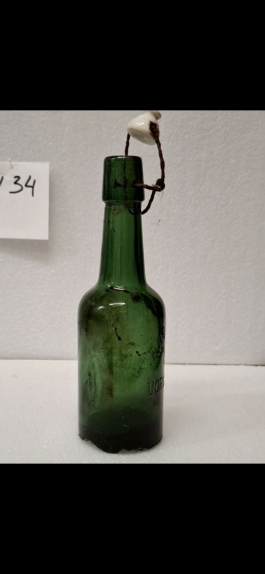 Glogau Głogów butelka z porcelanką llw.ś