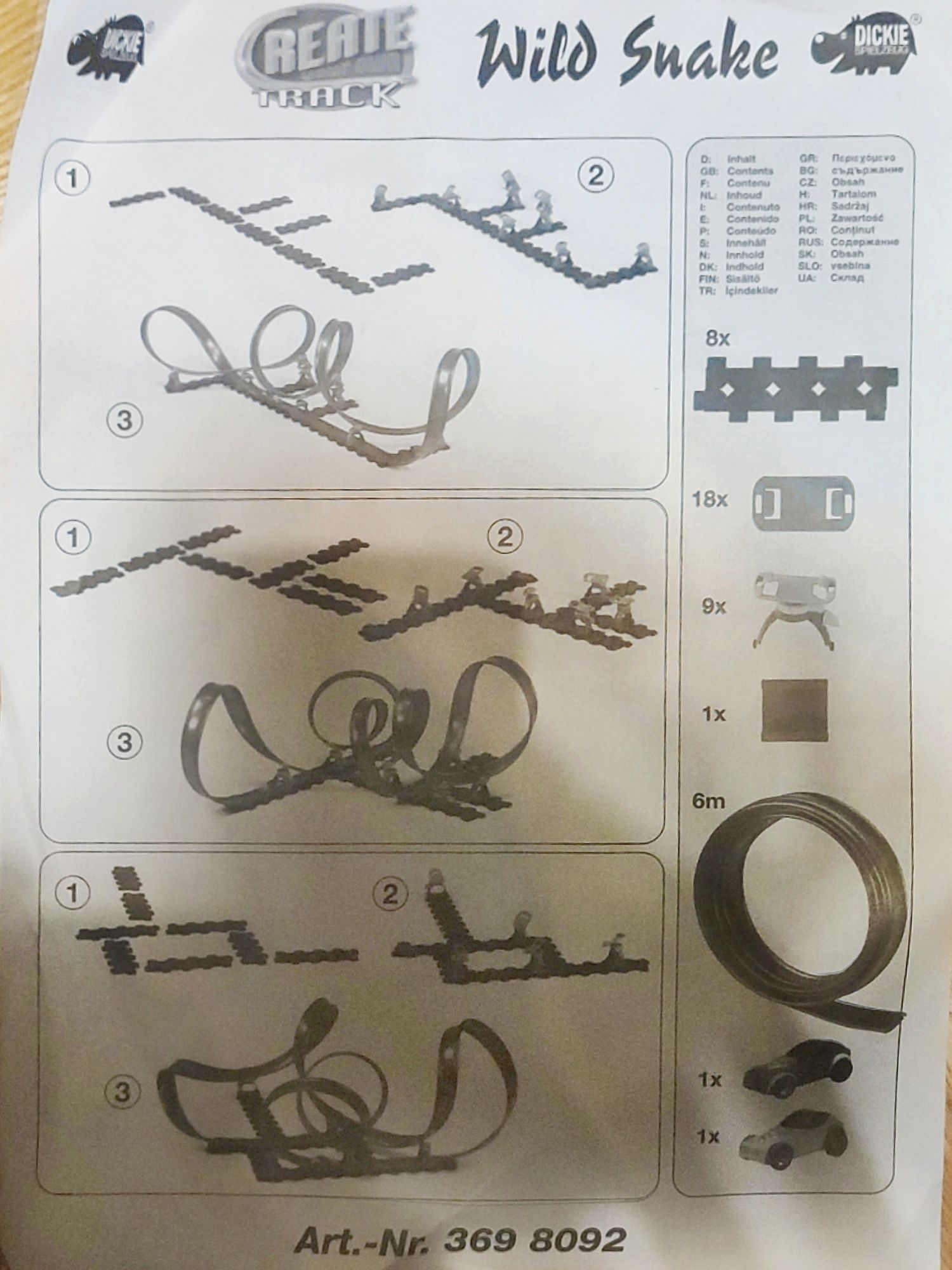 Tor Wild Snake 6m + 2 auta