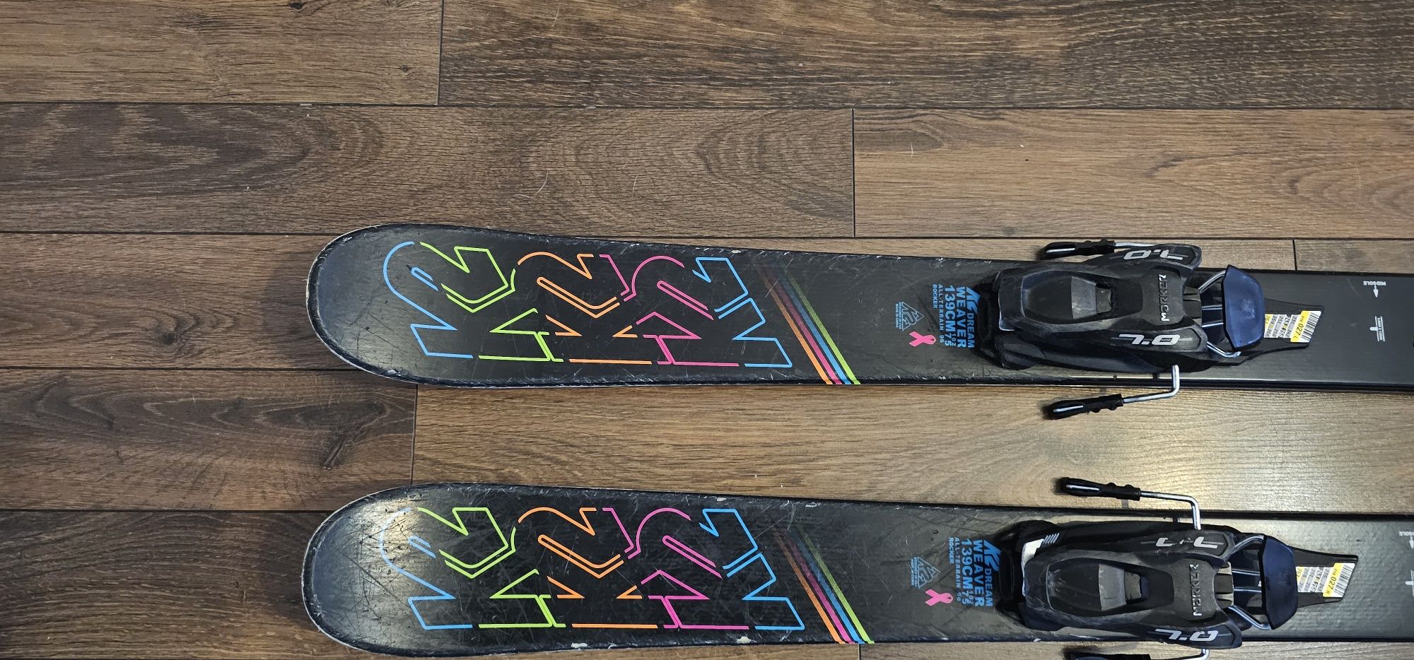 Narty twin tip freestyle K2 139 cm