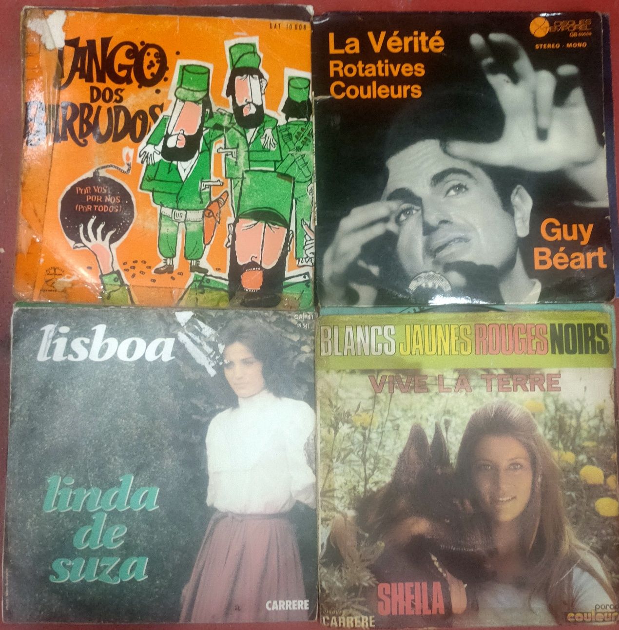 Discos em vinil.