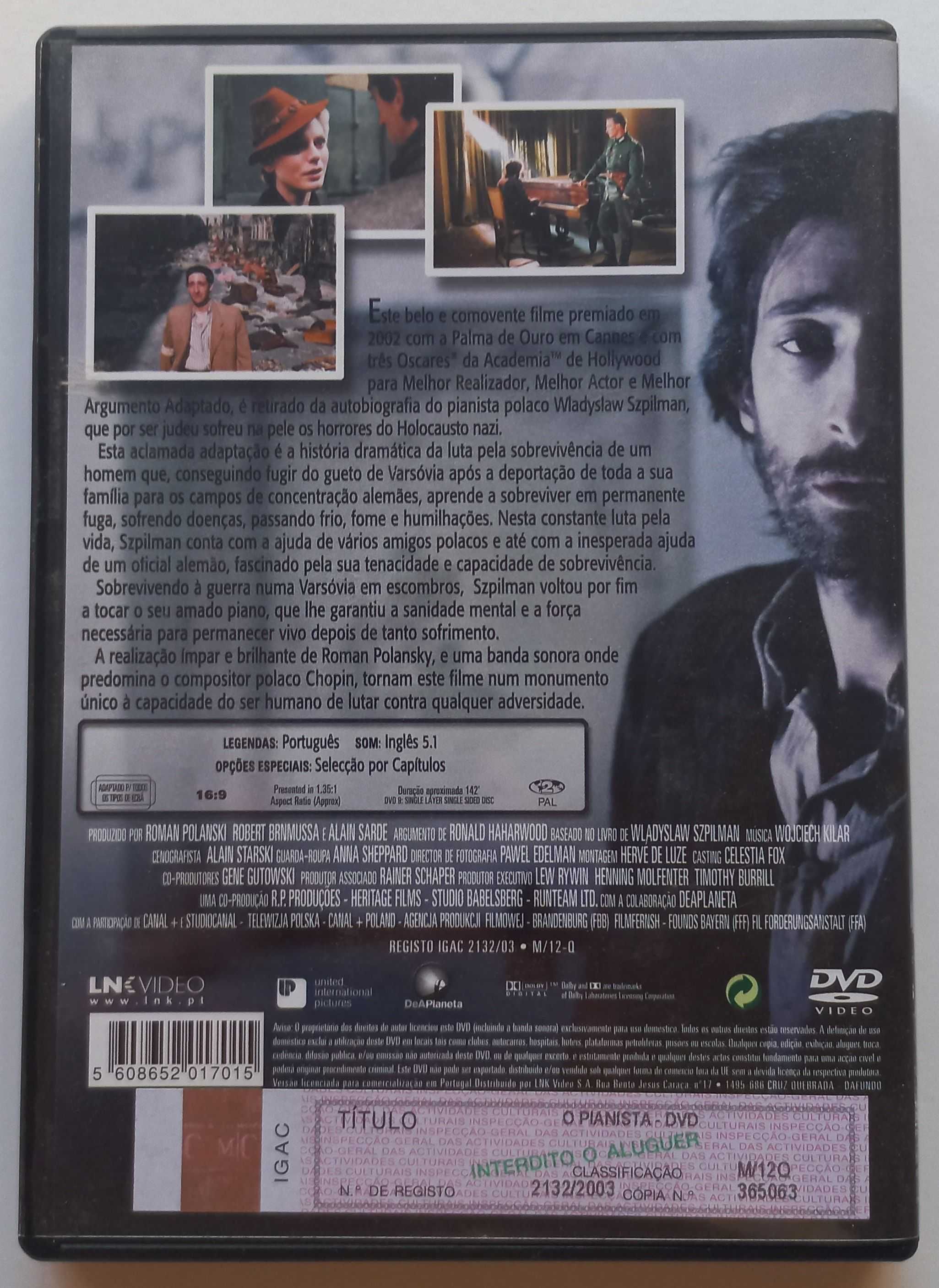 Filme em DVD O Pianista