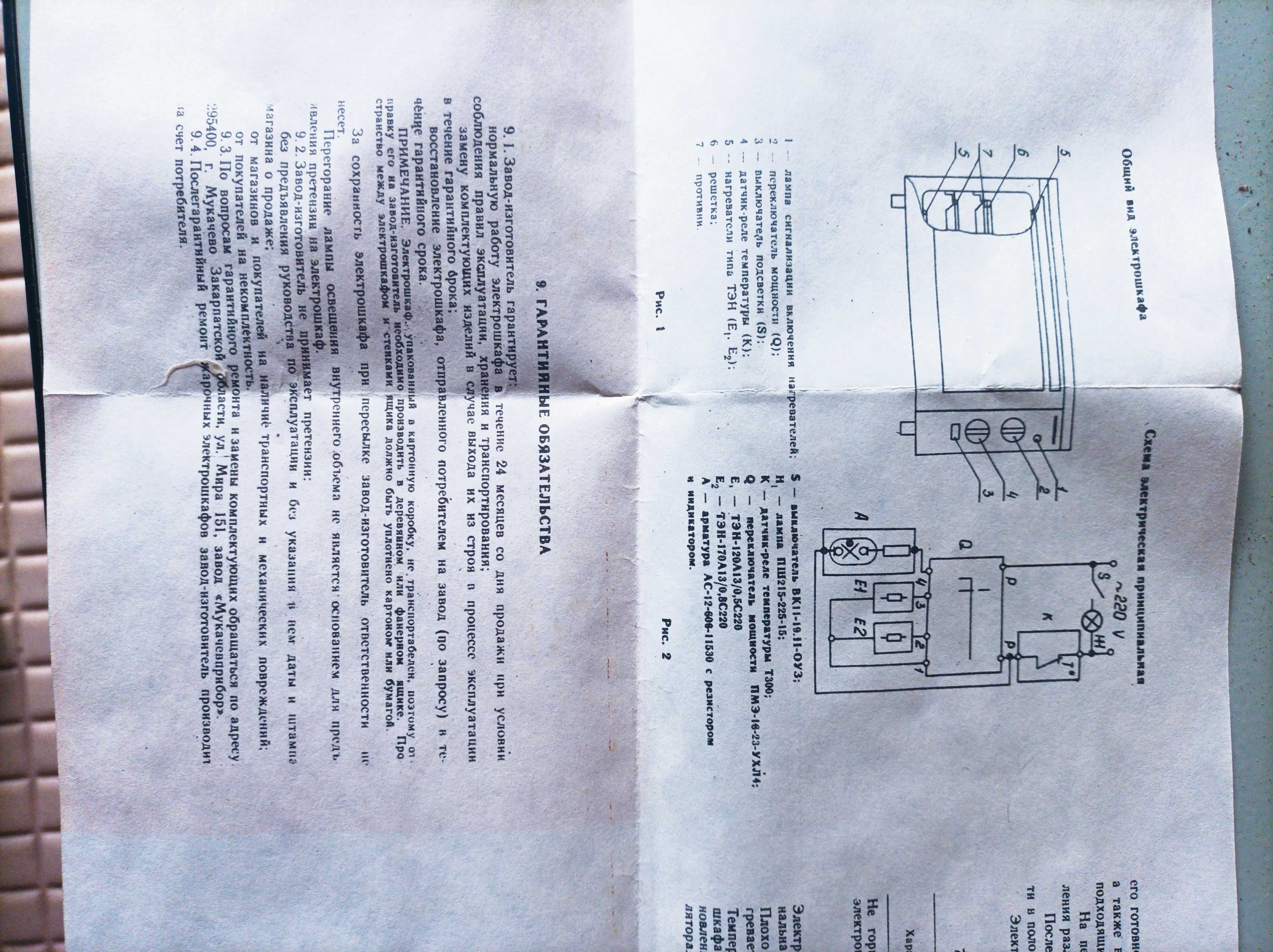 Електрошафа жарова (электрошкаф жарочний) ,,Карпаты'' ЭШП 1,3/220