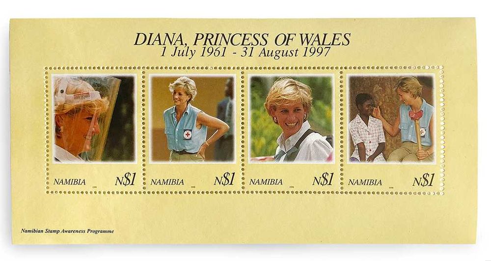 Bloco Selos Princesa Diana
