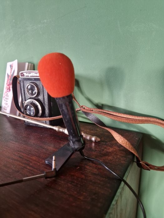 Microfone Antigo anos 70