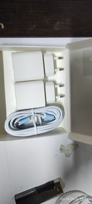 Швидкі зарядні пристрої USB-C + USB-A 20W (набір 2 шт.) + кабель