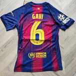 koszulka FC BARCELONA domowa 2025/2026 GAVI 6! meczówka S slim LM!
