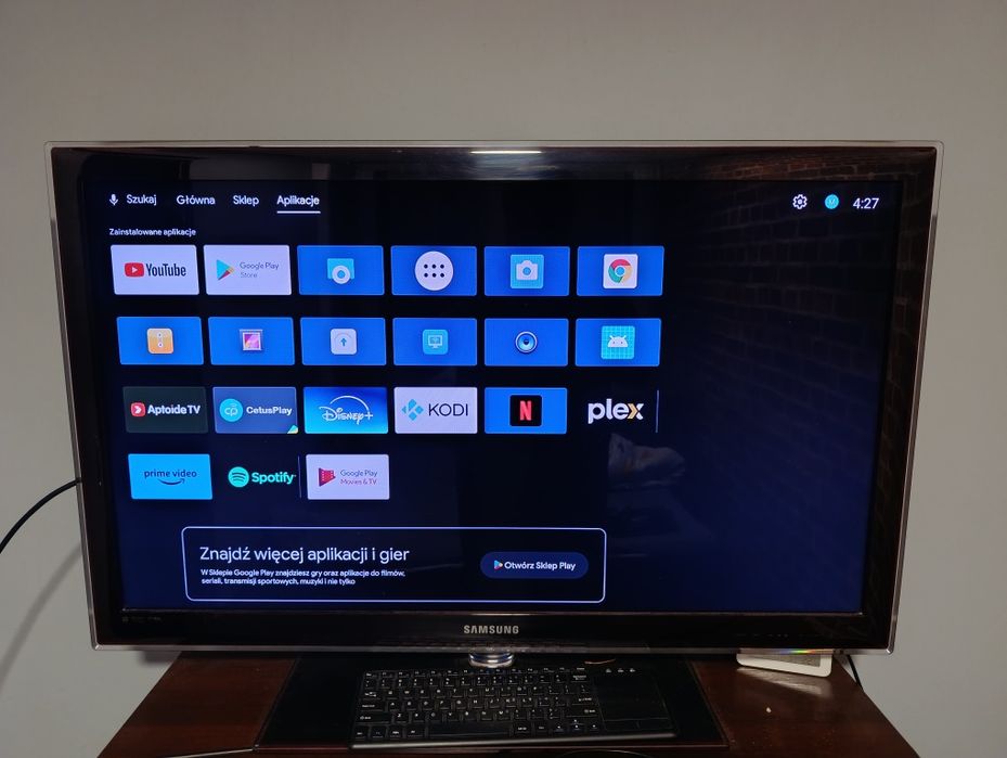 Android box do telewizora TV98 ATV PRO Android 14 4 core bt 8k