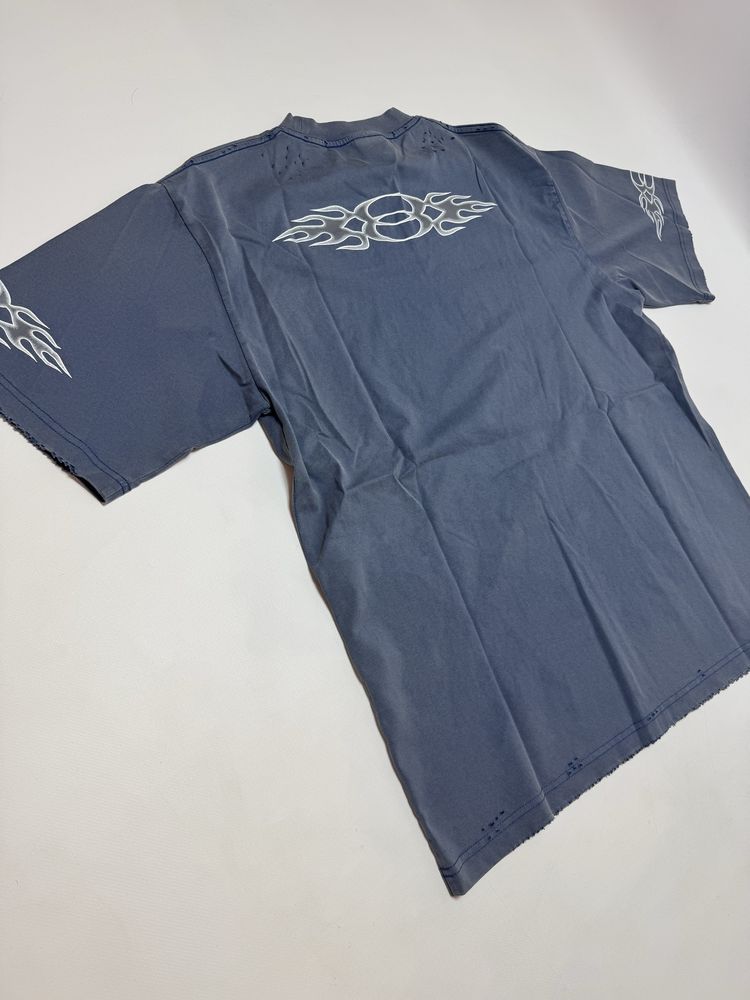 Футболка Balenciaga Burning Unity Blue M