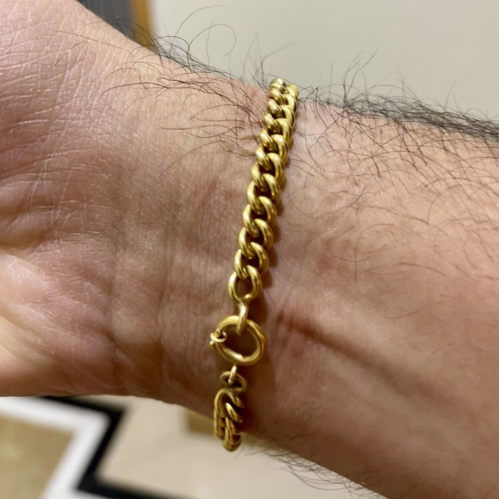 Pulseira de ouro 19.2k português!