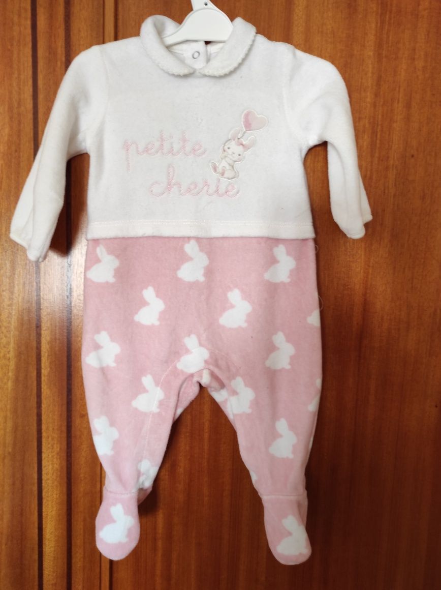 7 Babygrows 1/3 M prénatal como novos