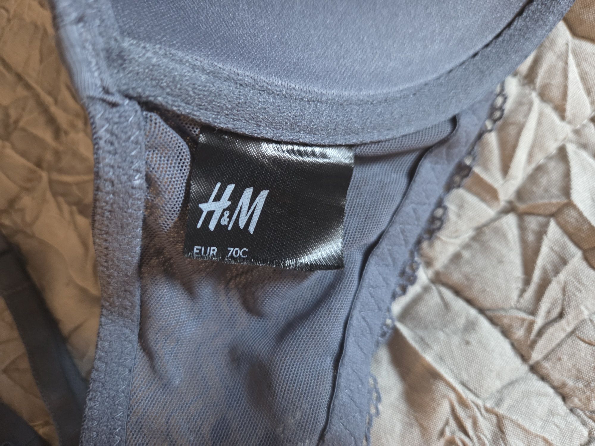 Koronkowy biustonosz push-up H&M 70C