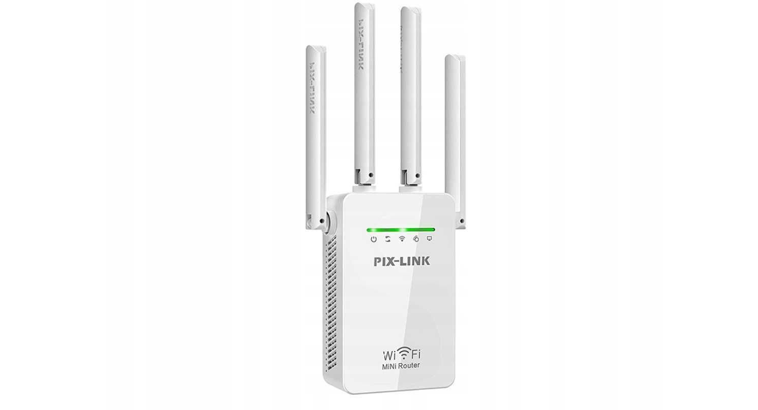 Mocny Wzmacniacz Wi-Fi REPEATER - PiX Link 300 Mbps - GWARANCJA