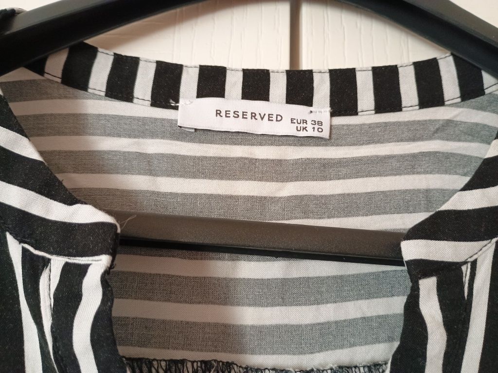Bluzka, koszula w paski,  z wiskozy,  Reserved