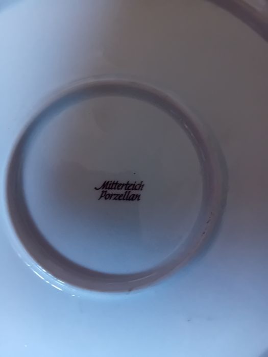 Talerz z zegarem.  Mitterteich Porzellan