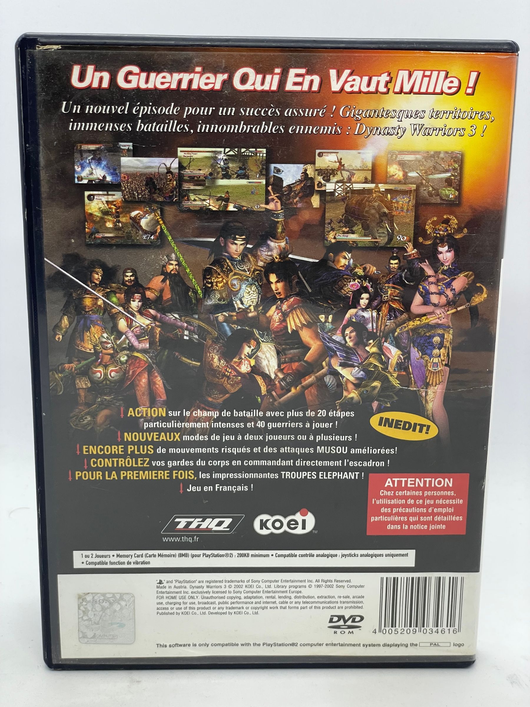 Dynasty Warriors 3 PS2