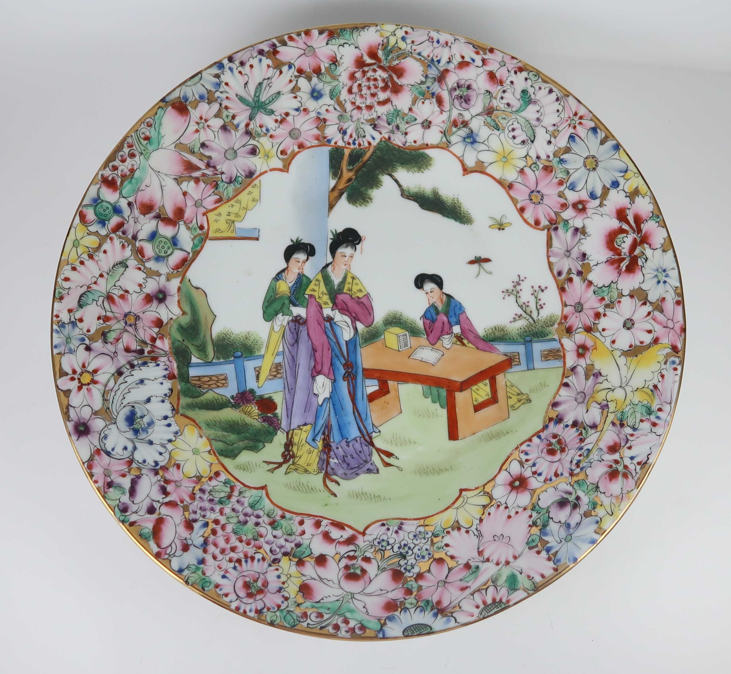 Grande prato porcelana da China 36 cm