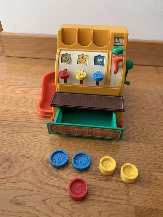 Maquina registadora Fisher-Price anos 80 (coleccionador)