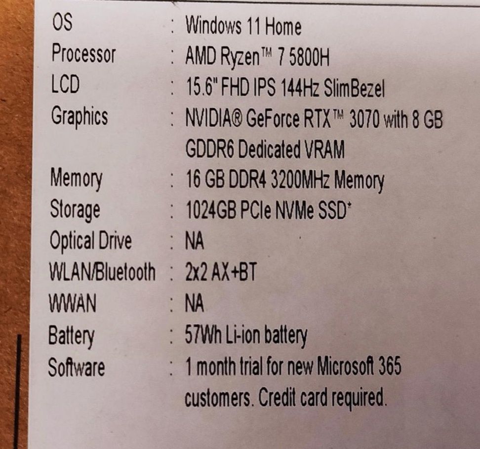 Ігровий Ноутбук Acer Nitro 5