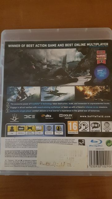 Gry Ps3 Battlefield 3 Gra na Playstation 3