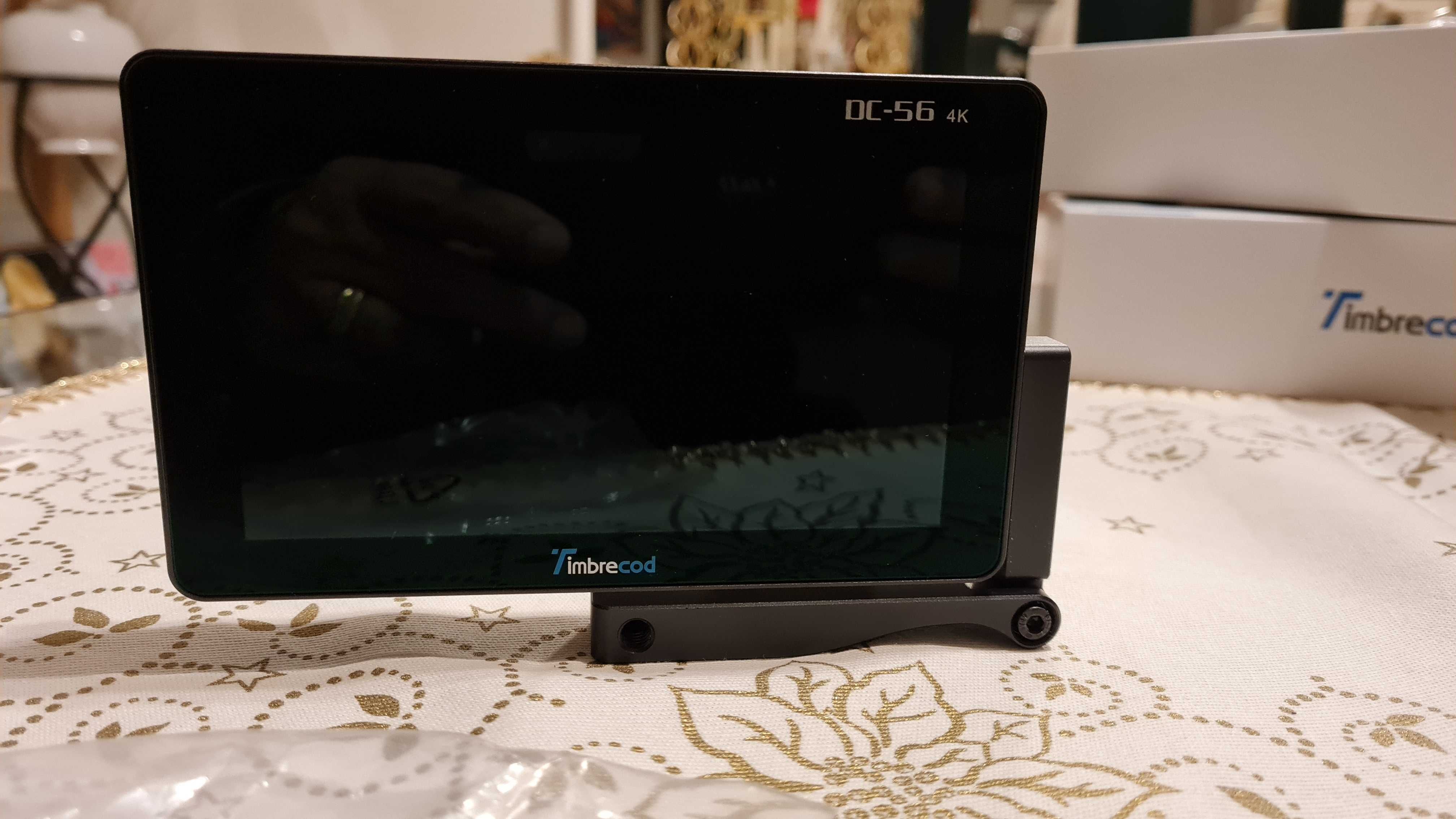 Monitor de vídeo externo para câmara, alta qualidade de imagem.