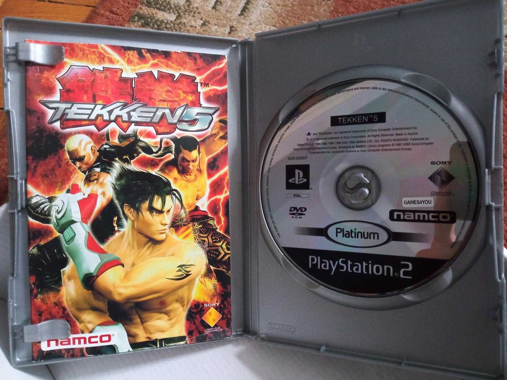 Gra TEKKEN 5 PS2 bijatyka Wydanie PL