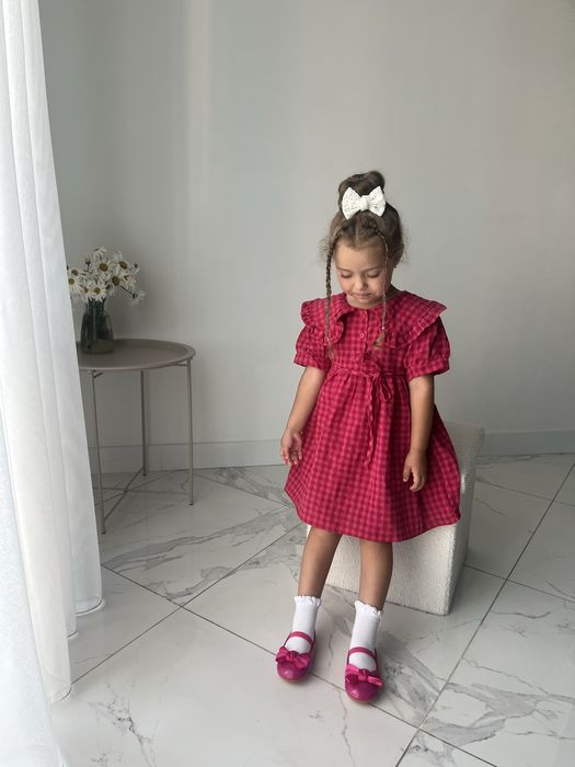 сукні family look мама та донька, рожеві плаття, тренд сезону